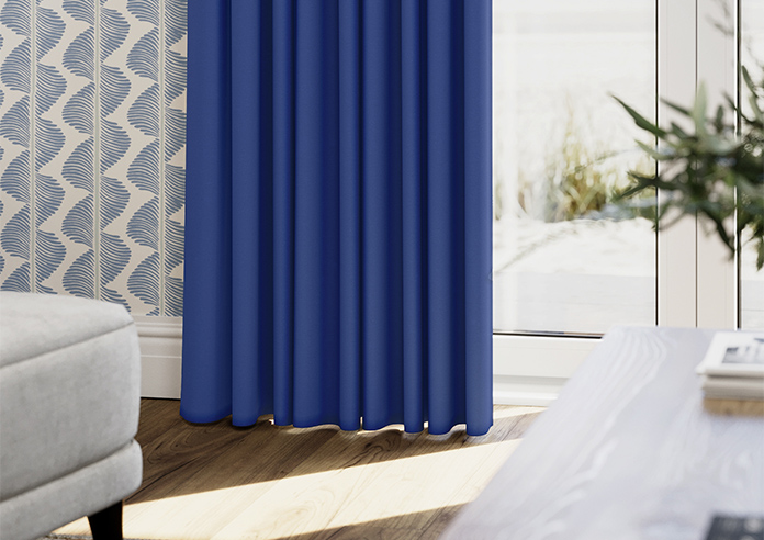 Ascot, Blue - Made to Measure Curtains - Image 5
